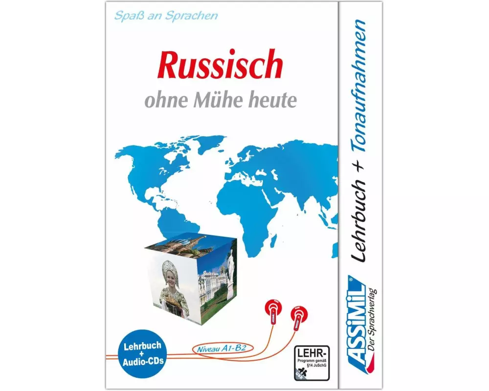 ASSiMiL Russisch ohne Mühe heute. Lehrbuch (Niveau A1 - B2) + 4 Audio-CDs