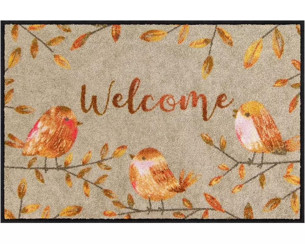 Salonlöwe Fussmatte Lovely Birds Terra 50 cm x 75 cm