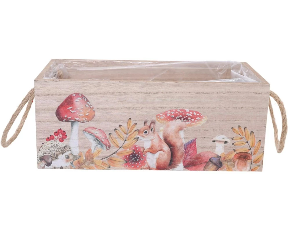 CHALET Pflanzengefäss Herbstwald 18 x 8 x 7 cm