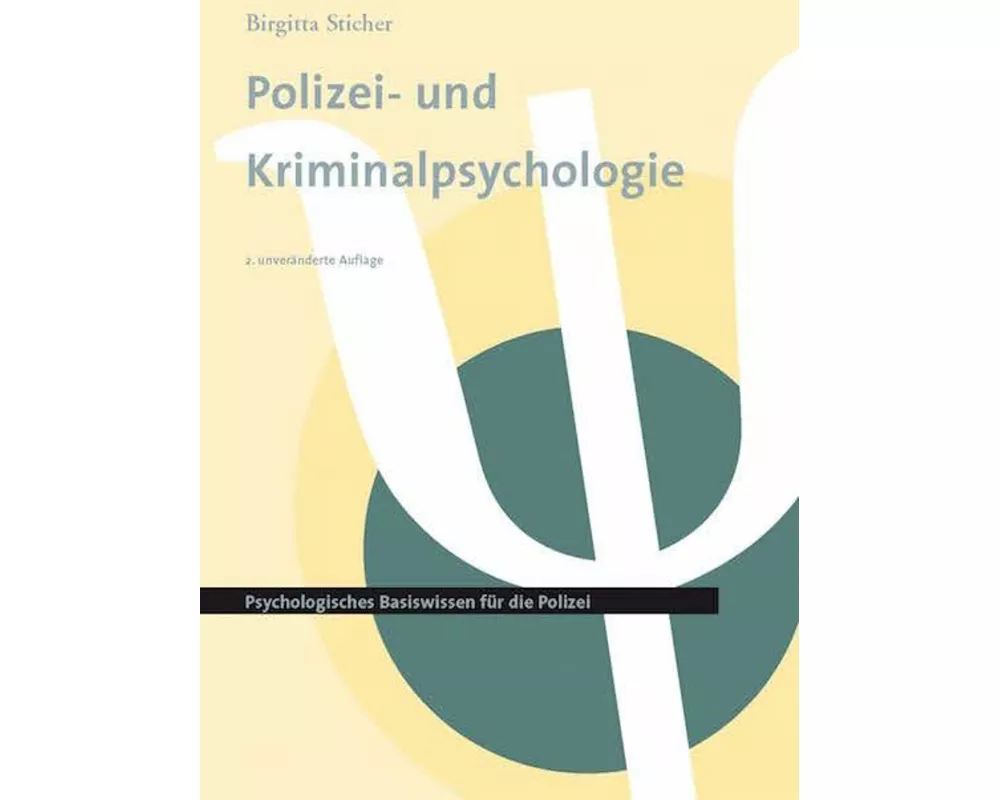 Polizei- und Kriminalpsychologie 1