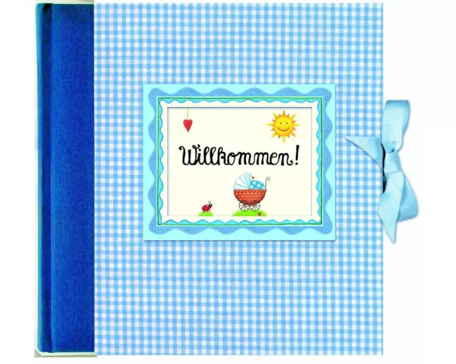 Willkommen! (hellblau)