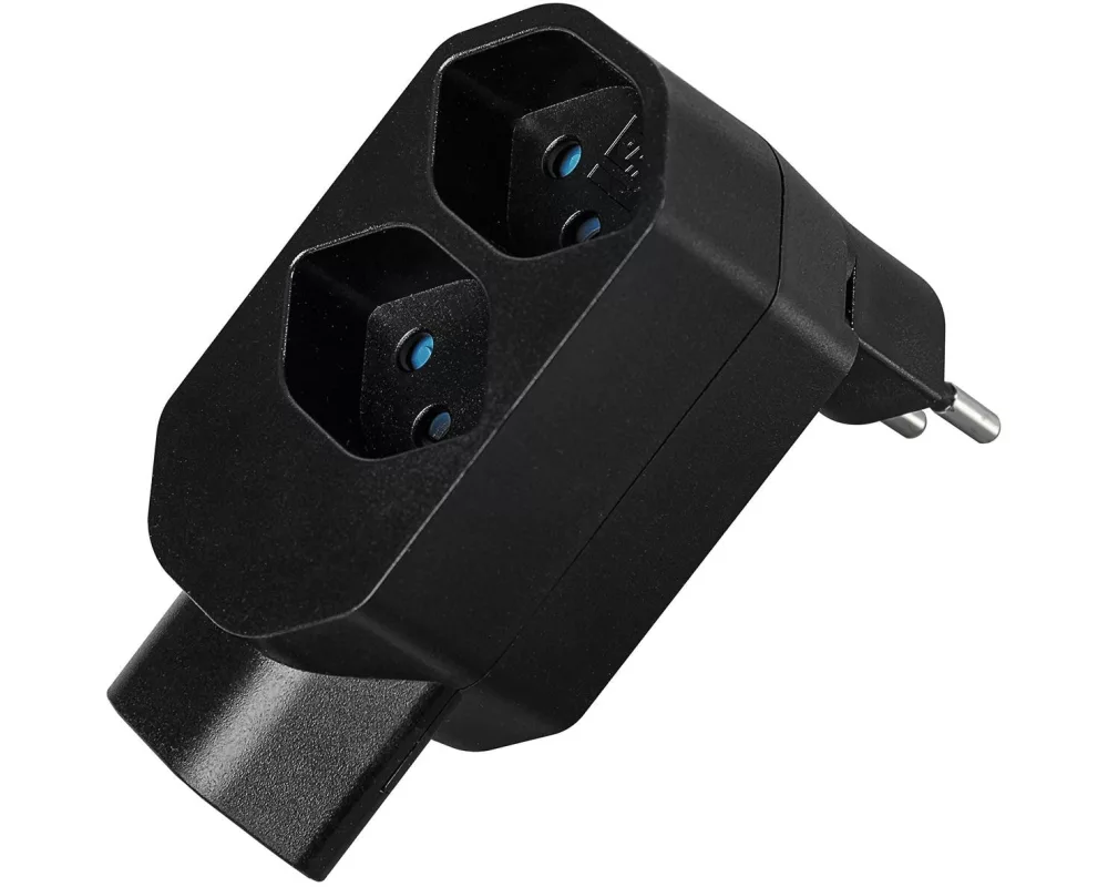 STEFFEN Manta Mehrfachadapter 3xT13 (1x unten) drehbar 3