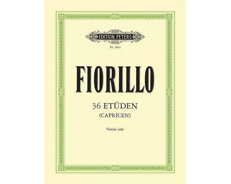 36 Etüden (Capricen) für Violine solo