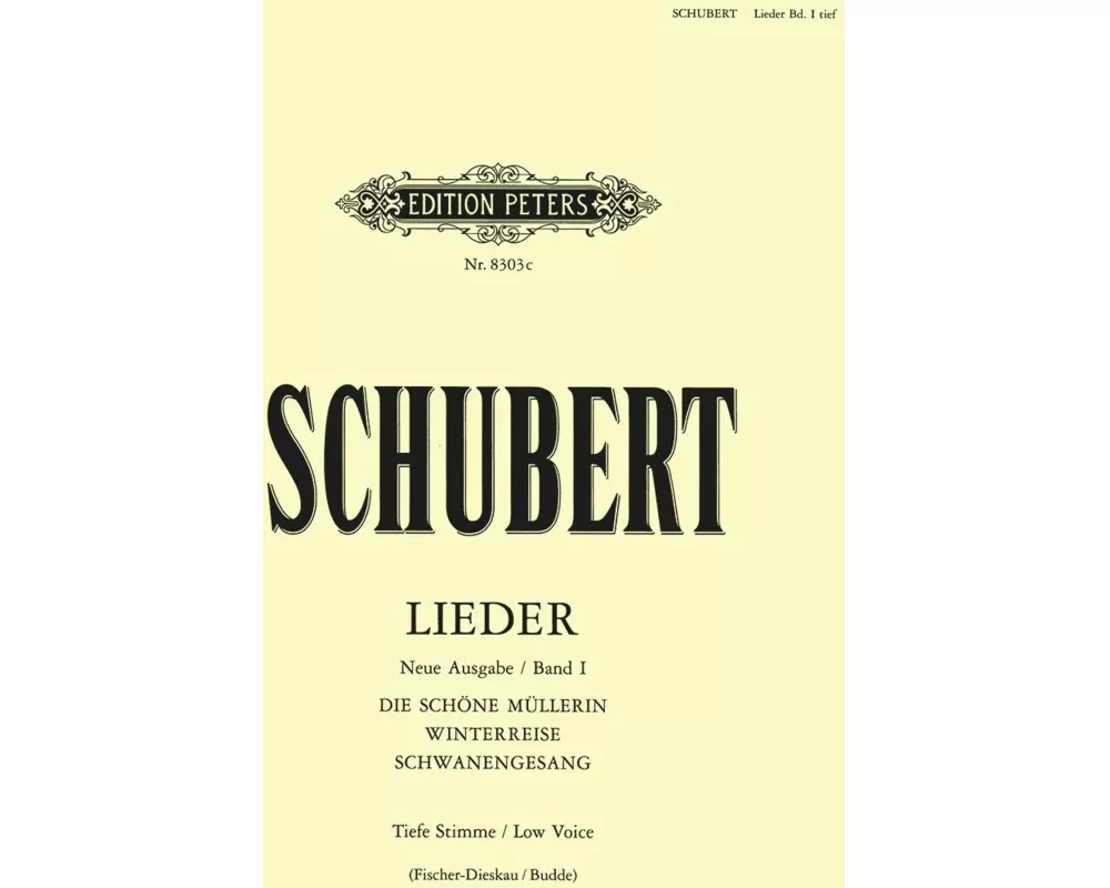 Lieder, Band 1 / Neue Ausgabe / URTEXT