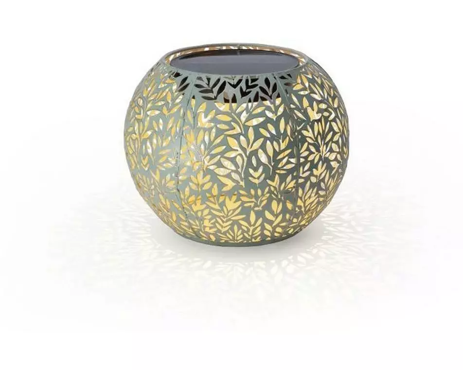 STT Windlicht Solar Antic Globe Mistral Ø 22 cm, Mint