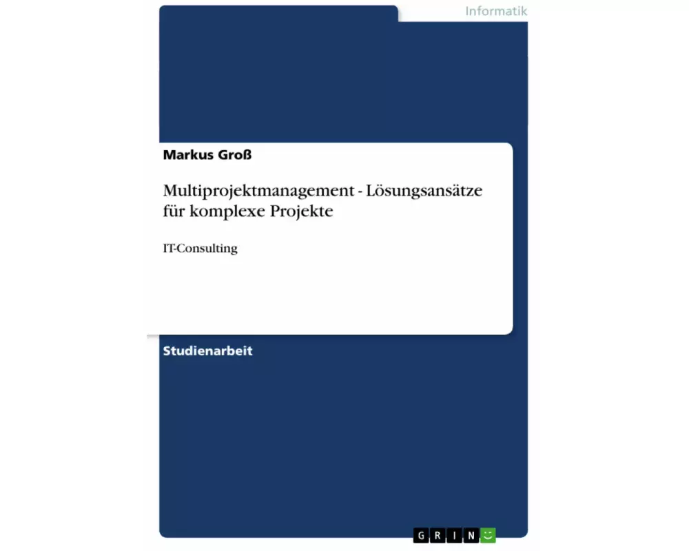 Multiprojektmanagement - Lösungsansätze für komplexe Projekte