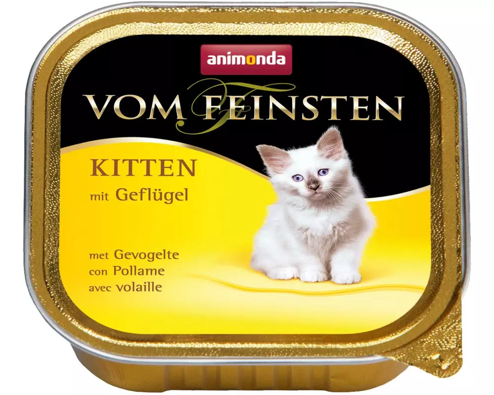 animonda Nassfutter Vom Feinsten Kitten Geflügel, 100 g