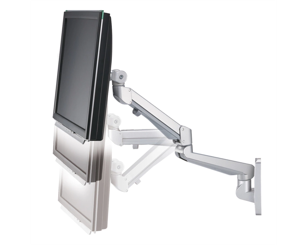 ROLINE LCD-Arm Gasfeder, Wandmontage, Pivot, bis 32 Zoll, bis 8 kg