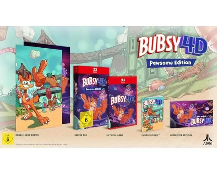 Atari Games Bubsy 4D Pawsome Edition (Box)