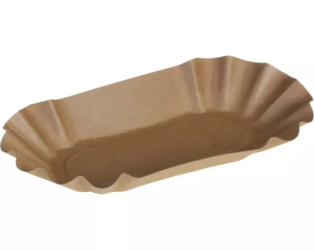 belesse Tray Kraft, braun 250 Stück