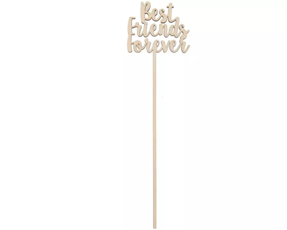 Rico Design Holzartikel Best Friends Forever 23.5 x 6.5 cm
