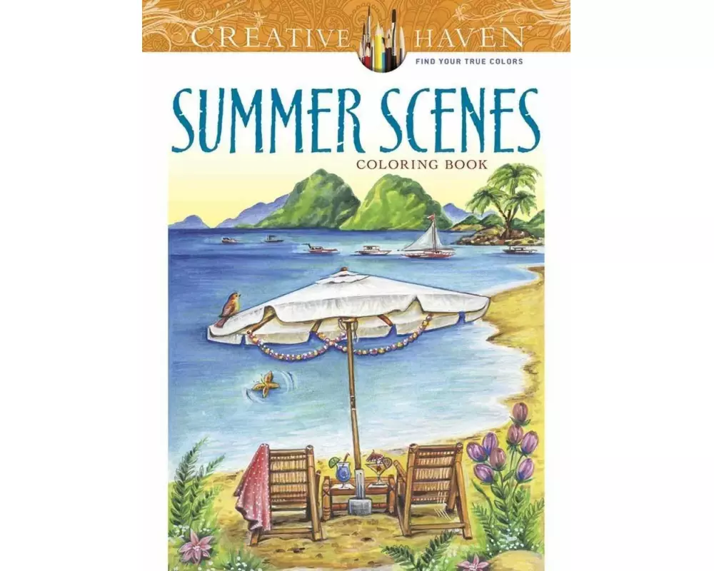 Creative Haven Summer Scenes Coloring Book