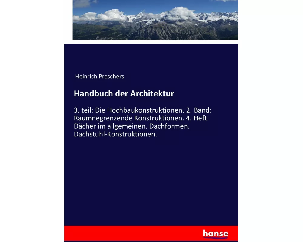 Handbuch der Architektur