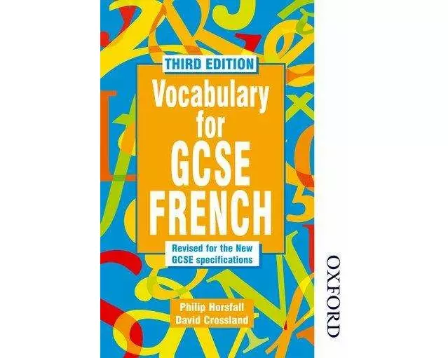Vocabulary for GCSE French