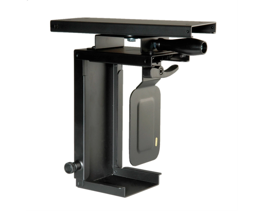ROLINE Mini-PC-Halterung ausziehbar, drehbar, schwarz