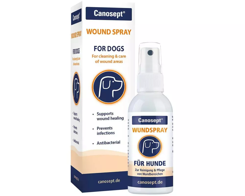 Canosept Hunde-Pflege Wundspray 75 ml Für Hunde und Katzen