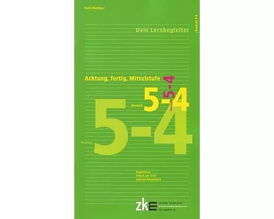 Achtung, fertig, Mittelstufe, Quartalsheft 5-4 Deutsch
