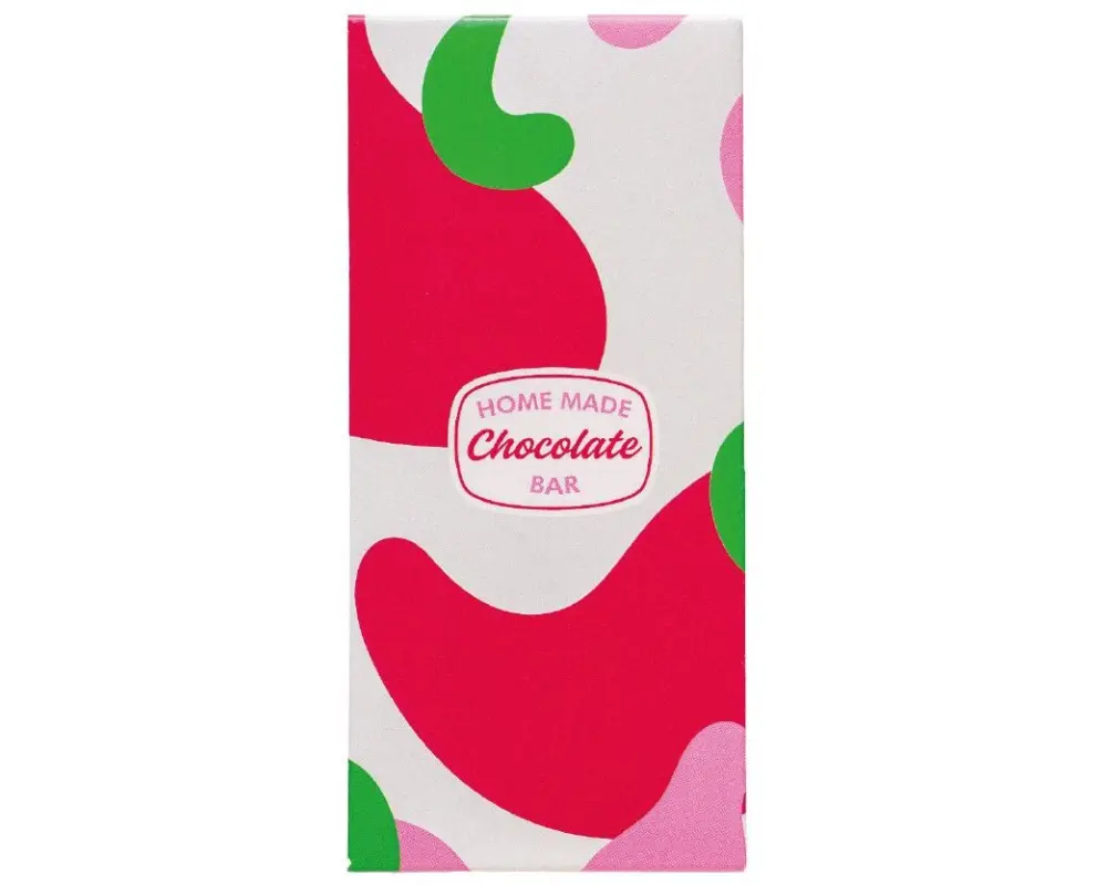 Decora Schokoladenverpackung Dubai Magenta Wellen, 5 Stück