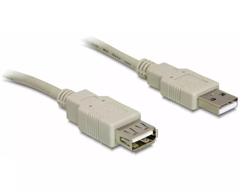 Delock USB 2.0-Verlängerungskabel USB-A - USB-A 1.8 m