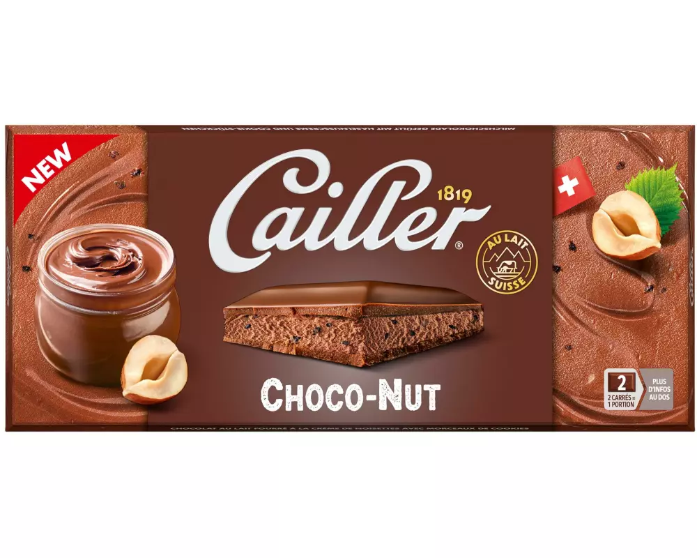 Cailler Tafelschokolade Filled Choconut 96 g