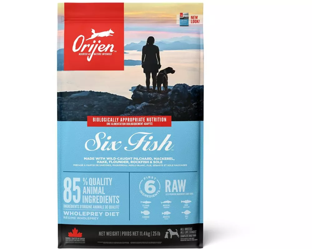 Orijen Trockenfutter Dog Six Fish 11.4 kg