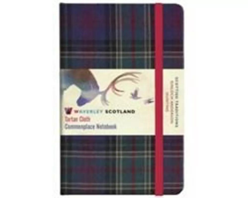 Waverley S.T. (M): Hunting Pocket Genuine Tartan Cloth Commonplace Notebook