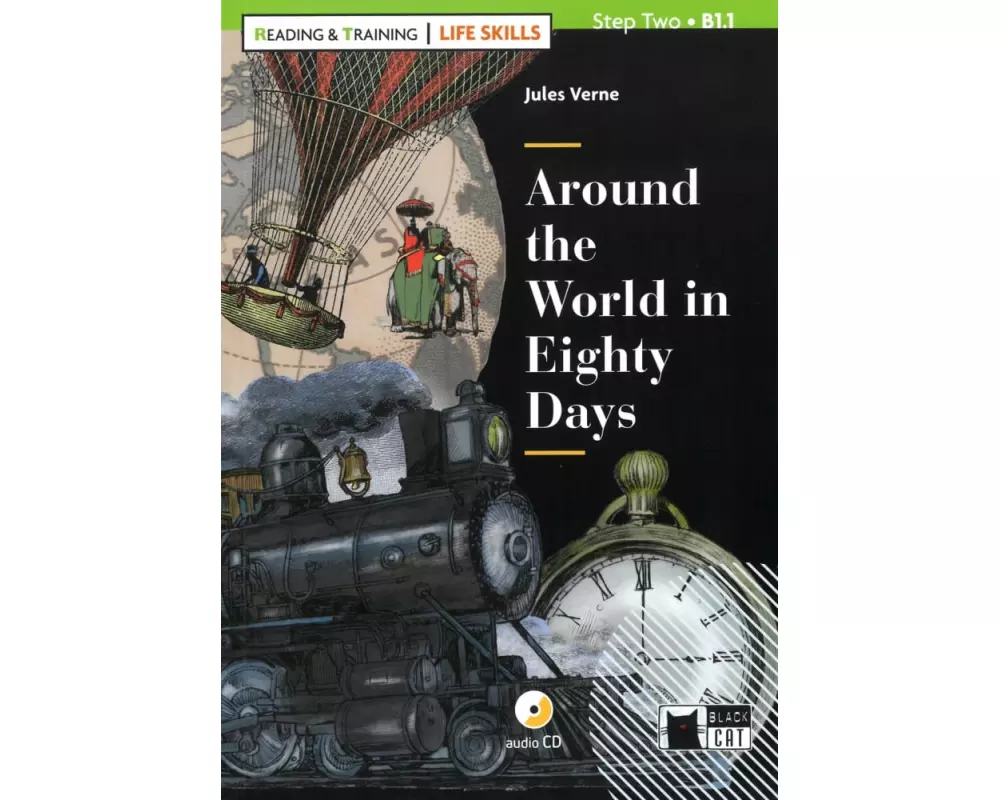 Around the World in Eighty Days. Buch + Audio-CD