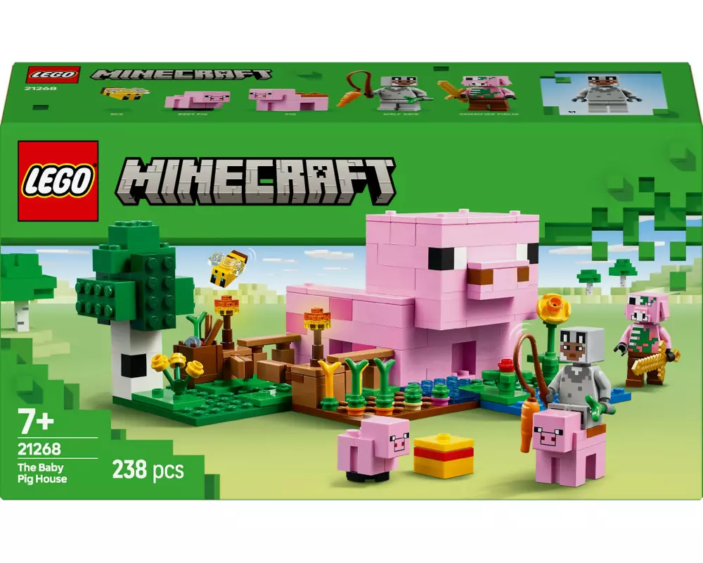 LEGO® Minecraft Das Babyschwein-Haus 21268