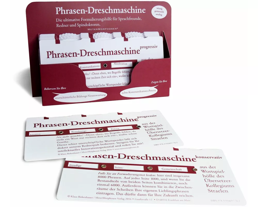 Die Phrasen-Dreschmaschine