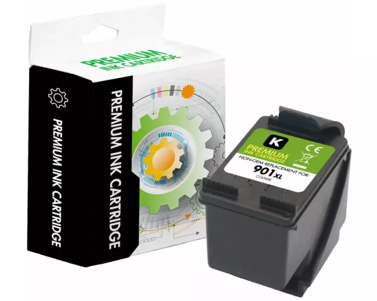 STATIC Ink cartridge compatible with HP CC654AE 901XL photo black remanufactured 700 pages