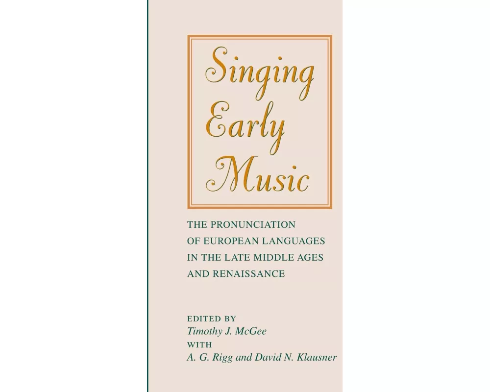 Singing Early Music