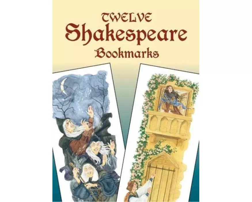 Twelve Shakespeare Bookmarks