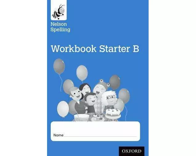 Nelson Spelling Workbook Starter B Reception/P1 (Blue Level) x10