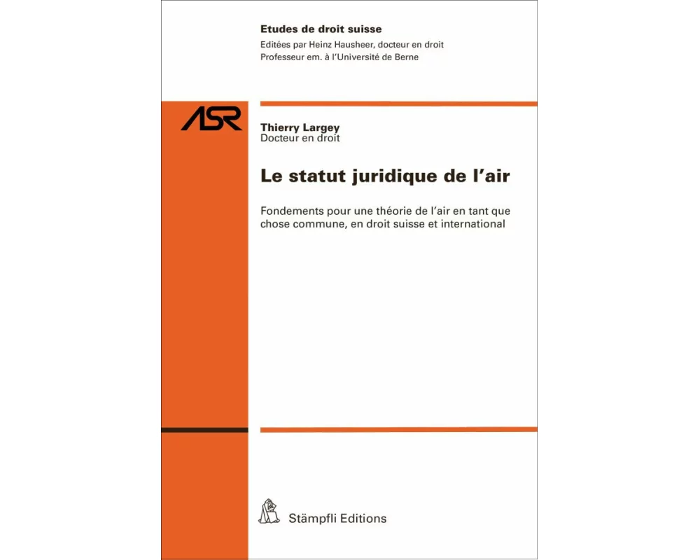 Le statut juridique de l'air