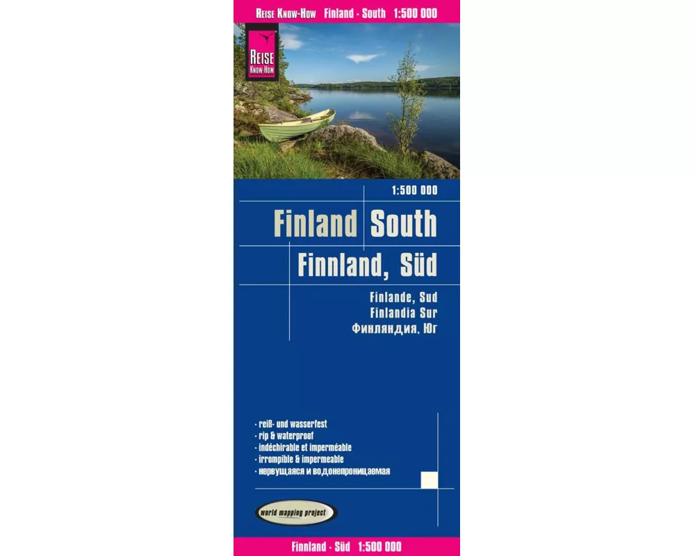 Reise Know-How Landkarte Finnland, Süd 1:500.000