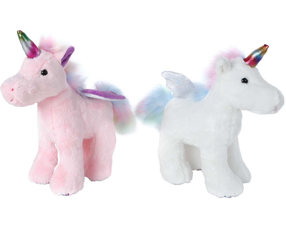ROOST Plüsch Einhorn 22cm 660604 assortiert