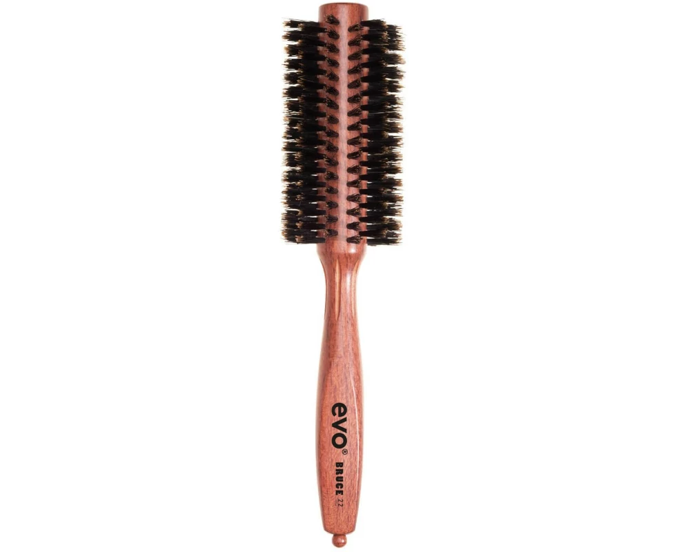 evo Bruce Rundbürste 22 mm Rundbürste Naturborsten 22 mm