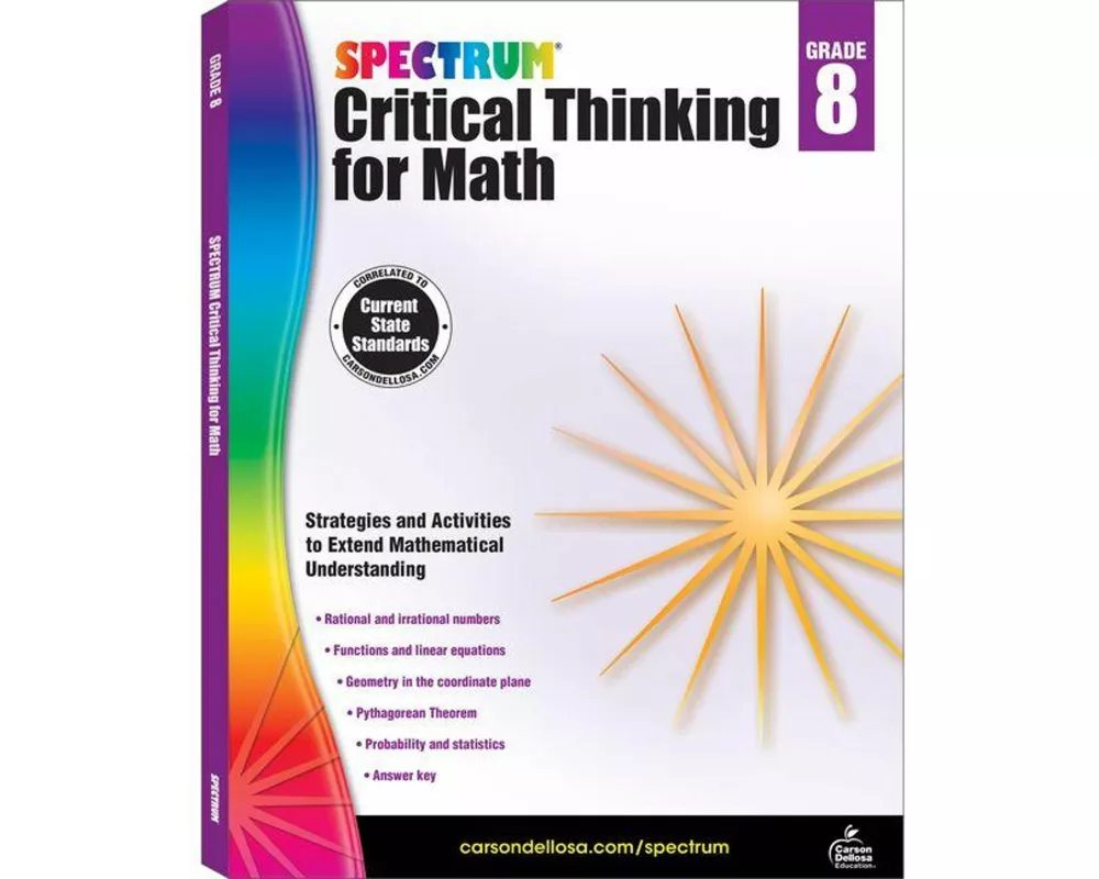 Spectrum Critical Thinking for Math Gr 8