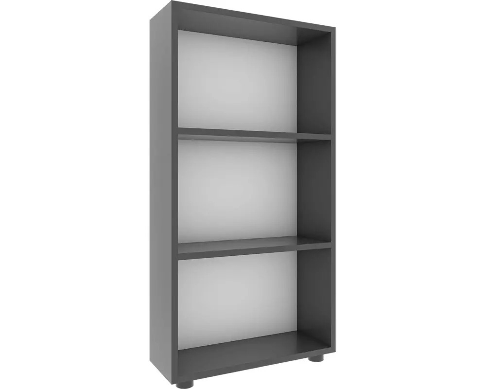 VCM Regal Bulas 3-fach 108 x 56 cm, Anthrazit