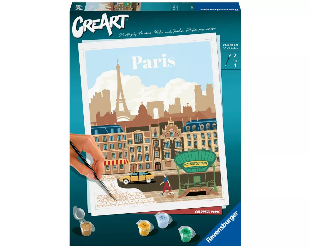 CreArt Citys - Farbenfrohes Paris