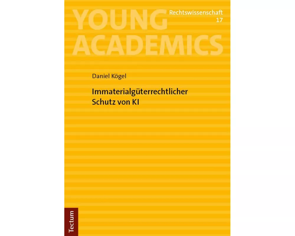 Immaterialgüterrechtlicher Schutz von KI