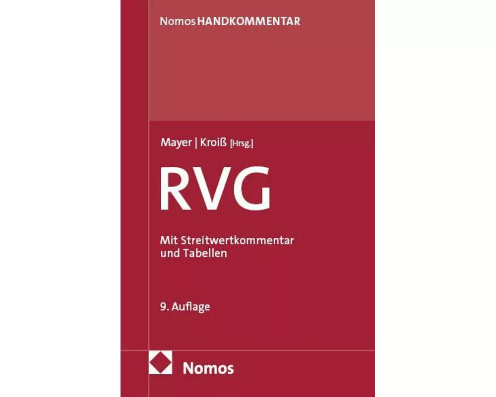Rechtsanwaltsvergütungsgesetz: RVG
