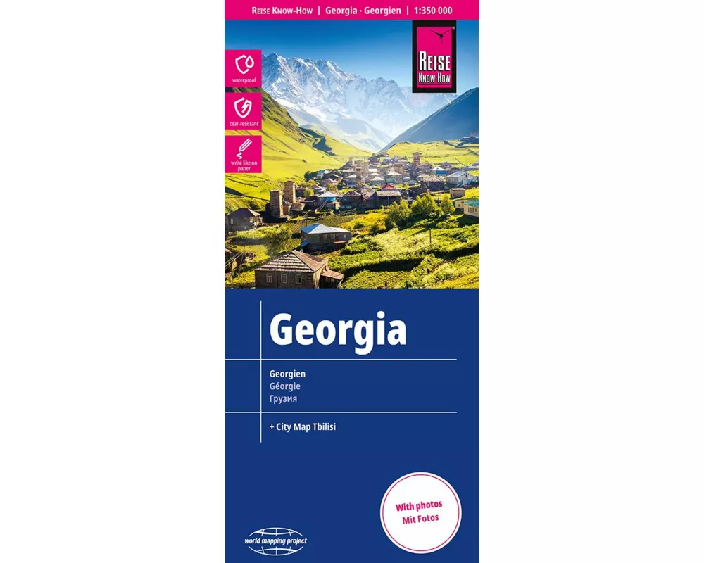 Reise Know-How Landkarte Georgien / Georgia (1:350.000)