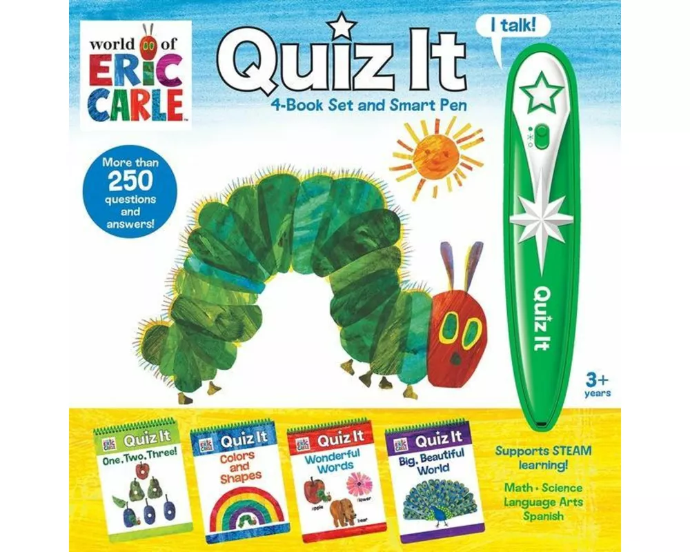 World of Eric Carle: Quiz It 4-Book Set and Smart Pen
