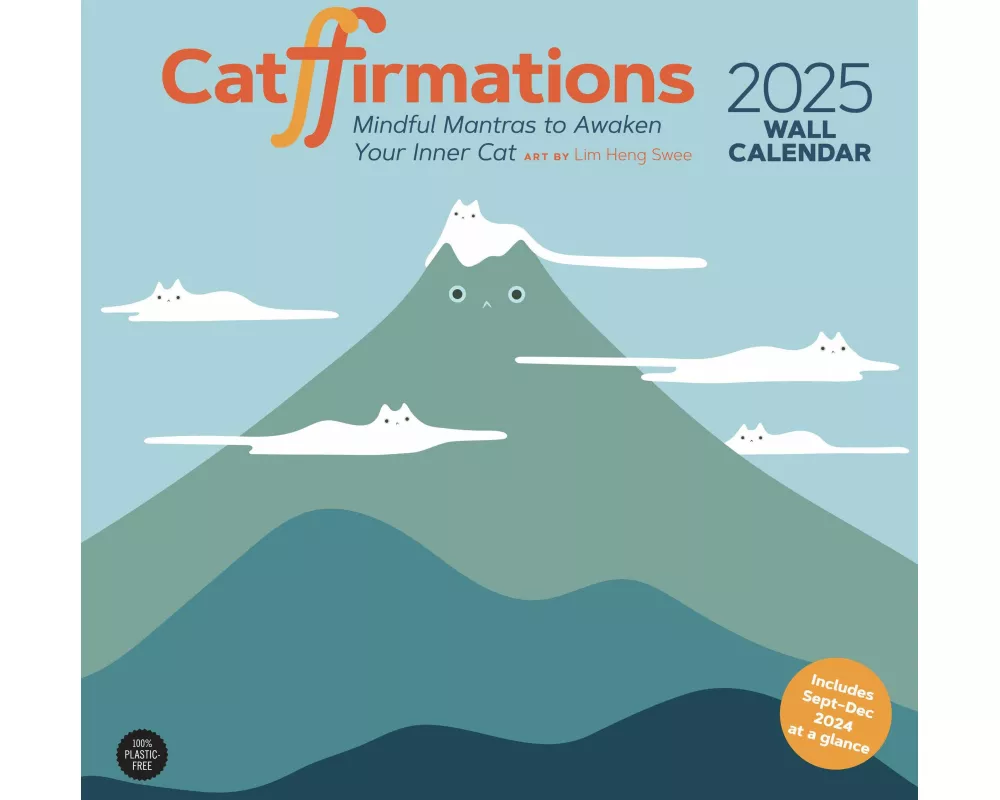 Catffirmations 2025 Wall Calendar