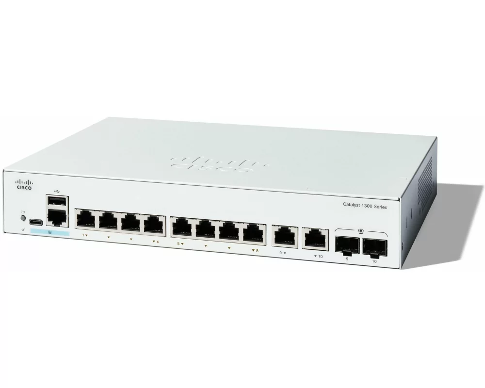 Cisco Switch Catalyst C1300-8T-E-2G 10 Port