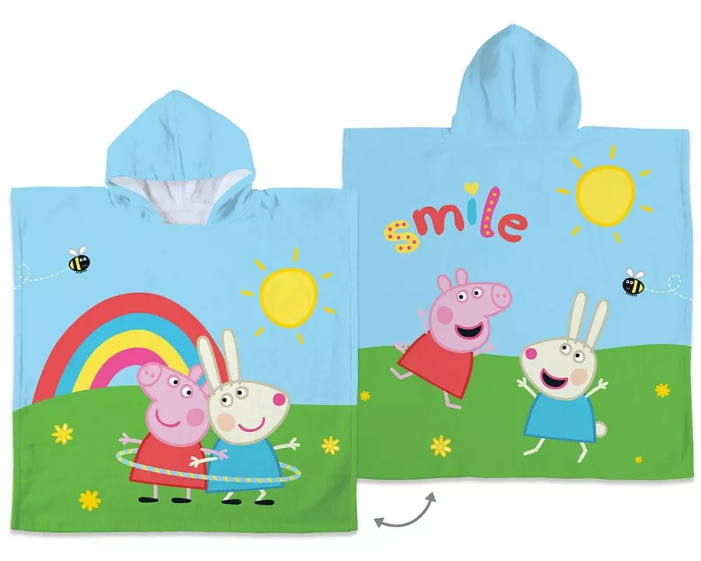 Herding Baby-Poncho Peppa Pig, 60 x 120 cm