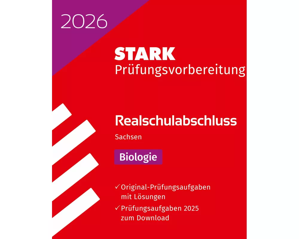 STARK Biologie - Realschulabschluss 2026 Sachsen - Prüfungsvorbereitung