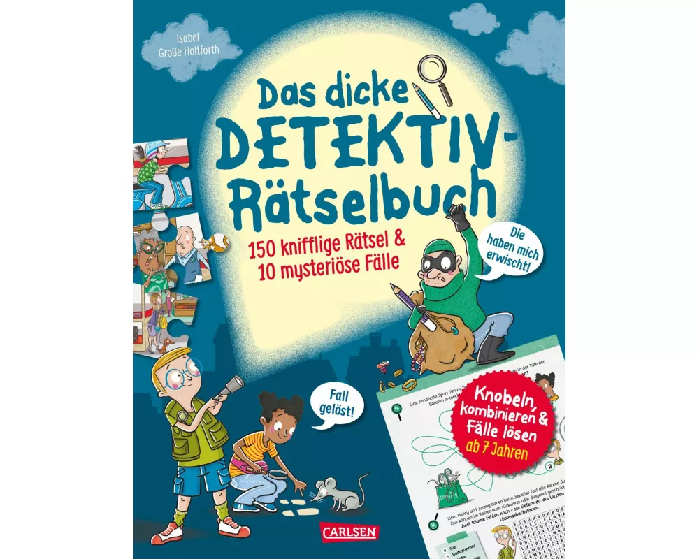 Das dicke Detektiv-Rätselbuch