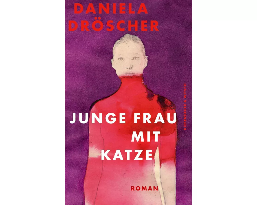 Junge Frau mit Katze